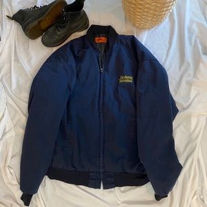 Vintage Ironic Car Rentals Bomber Jacket